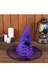 Фиолетовая шляпа ведьмочки