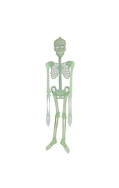Набор из частей скелета Хэллоуин зеленый