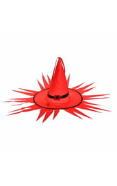 Красная карнавальная шляпа Хеллоуин с диодами