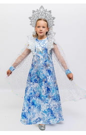 Детский костюм Снегурочки "Метелица"