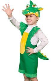 Детский костюм "Дракончик зелёный"