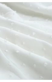 Белое платье макси с рюшами и бретельками