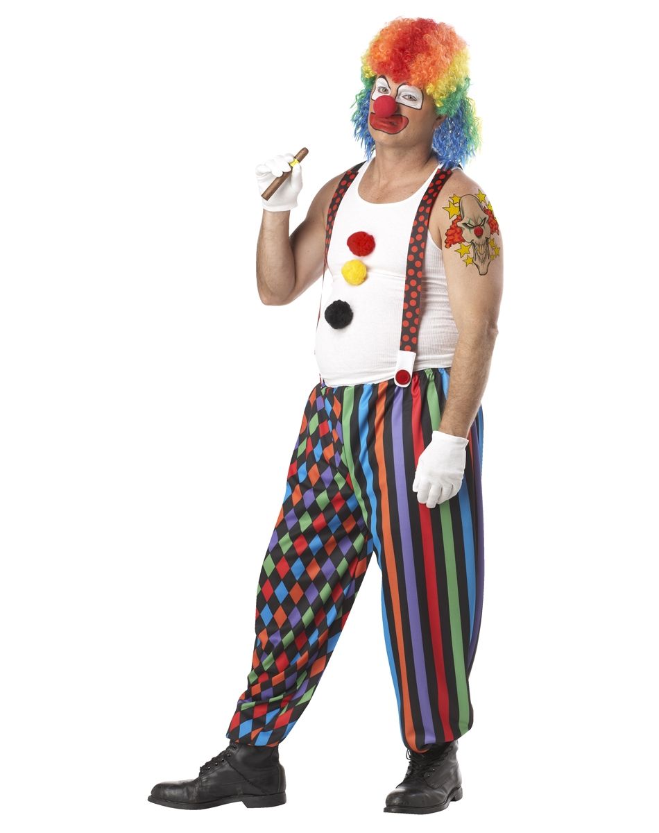 Клоун в широких штанах