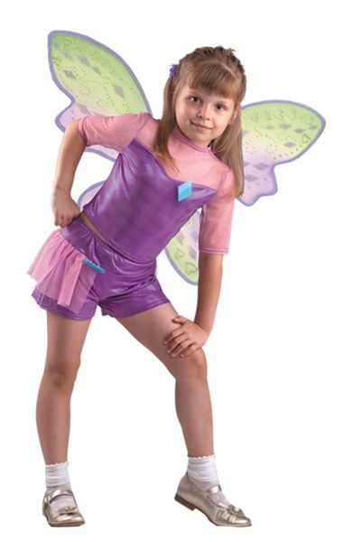 Этот прекрасный костюм маленькой феи Техны понравится озорным весёлым девоч...