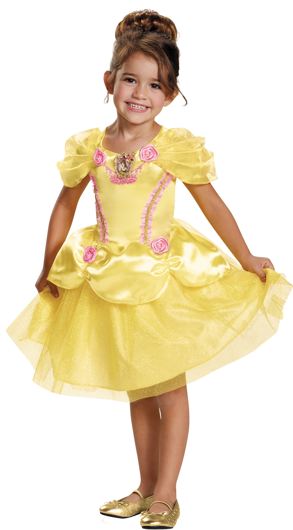 Детский костюм красавицы Белль состоит из классического диснеевского платья...
