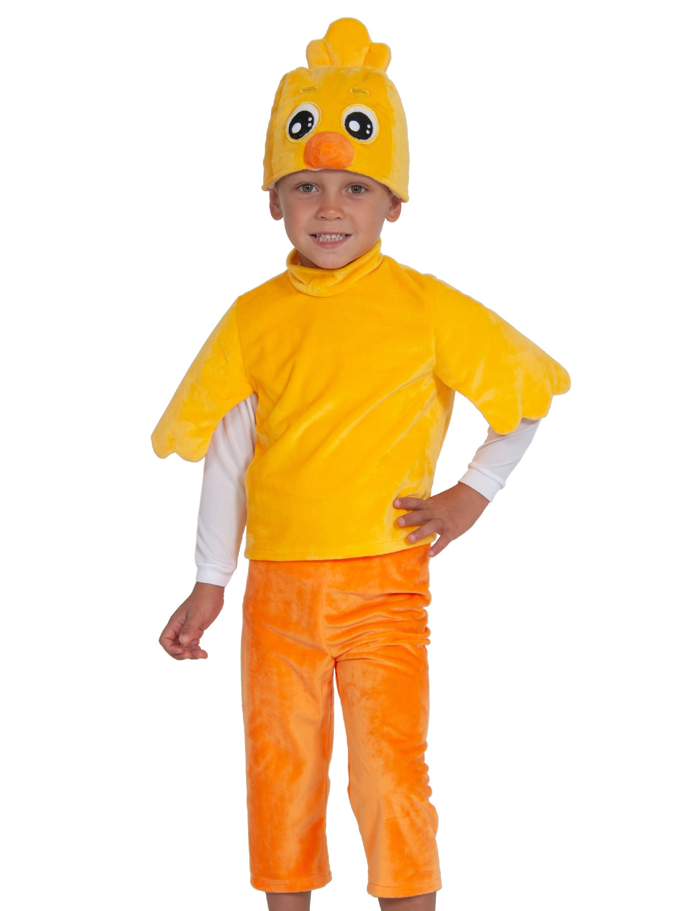 Карнавальный костюм Цыпленок, рост 104-116 см, отзывы