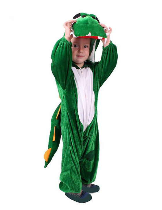 Карнавальный костюм Крокодил в комбинезоне детский